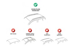 VW T7 Transporter Ara Atkı Bold Bar Gri 122-144 cm 2 Parça Plastik Kilit 2024 ve Sonrası - Thumbnail