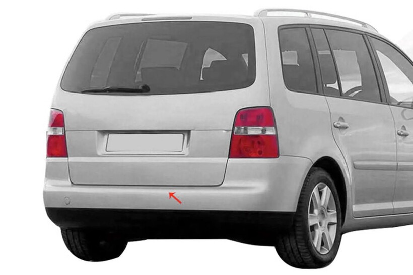 Krom Aksesuar » Omsa - OMSA VW Touran Krom Arka Tampon Eşiği Taşlı 2003-2010 Arası