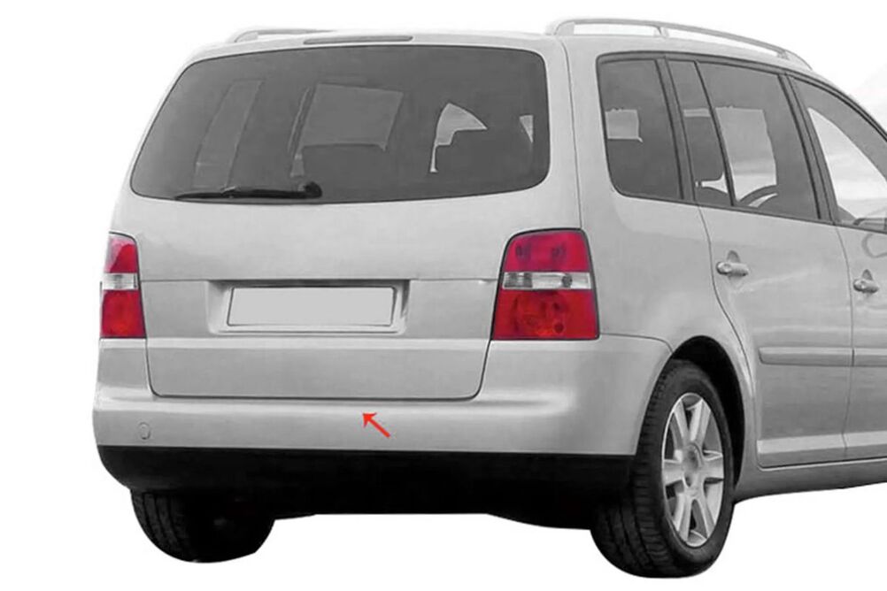 OMSA VW Touran Krom Arka Tampon Eşiği Taşlı 2003-2010 Arası